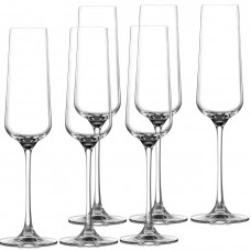 Set 6 pahare cu picior pentru sampanie LUCARIS HONG KONG 270ml CHAMPAGNE