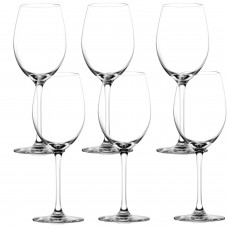 Set 6 pahare cu picior pentru vin alb LUCARIS BANGKOK 355ml CHARDONNAY