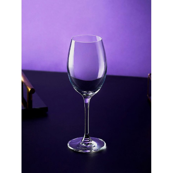 Set 6 pahare cu picior pentru vin alb LUCARIS BANGKOK 355ml CHARDONNAY