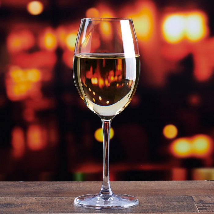 Set 6 pahare cu picior pentru vin alb LUCARIS BANGKOK 355ml CHARDONNAY