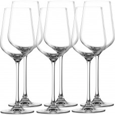 Set 6 pahare cu picior pentru vin alb LUCARIS HONG KONG 425ml CHARDONNAY