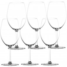 Set 6 pahare cu picior pentru vin rosu LUCARIS BANGKOK 745ml BORDEAUX
