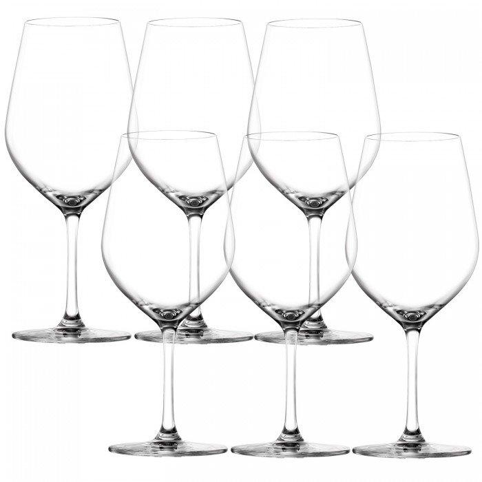 Set 6 pahare cu picior pentru vin rosu LUCARIS TOKYO 625ml BORDEAUX