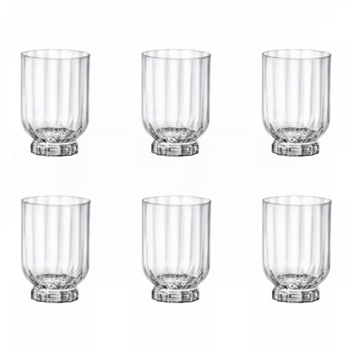 Set 6 pahare D.O.F, BORMIOLI ROCCO FLORIAN, 375ml, D7,8xh11,3cm