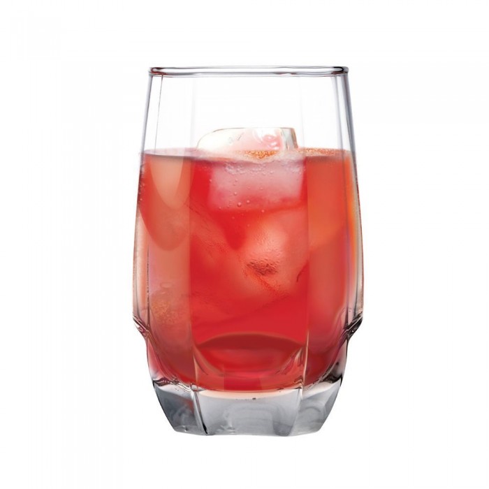 Set 6 pahare long drink OCEAN CHARISMA, 415ml, D8xh12,5cm, sticla