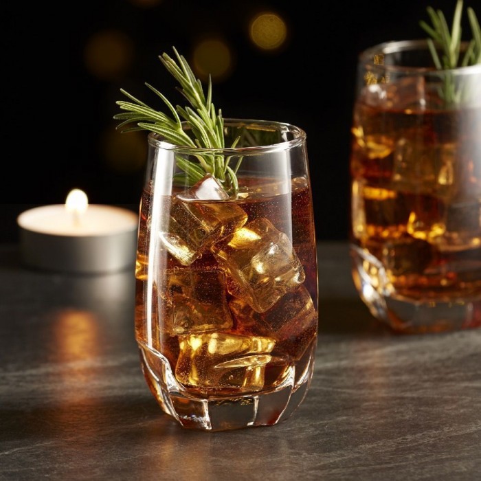 Set 6 pahare long drink OCEAN CHARISMA, 415ml, D8xh12,5cm, sticla