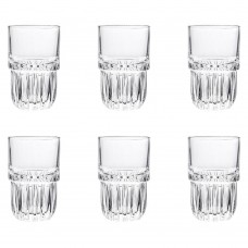 Set 6 pahare long drink RAKI FOXY, 390ml, D8,5xh12cm, din sticla