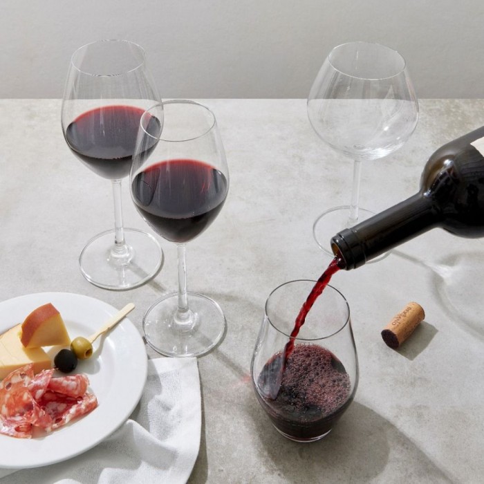 Set 6 pahare long drink/vin OCEAN SANTE, 455ml, D8,8xh11,5cm, sticla