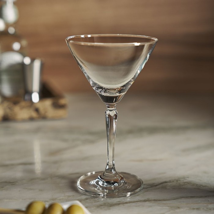 Set 6 pahare martini OCEAN CONNEXION, 215ml, D10xh16,6cm, sticla
