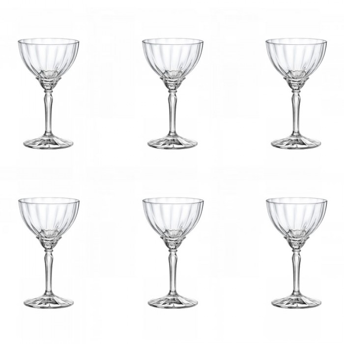 Set 6 pahare martini, sampanie, BORMIOLI ROCCO FLORIAN, 240ml, D9,7xh16,4cm