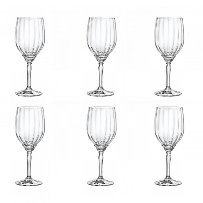 Set 6 pahare vin alb BORMIOLI ROCCO FLORIAN, 380ml, D8,2xh20,8cm