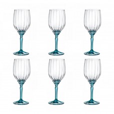 Set 6 pahare vin alb BORMIOLI ROCCO FLORIAN BLUE, 380ml, D8,2xh20,8cm