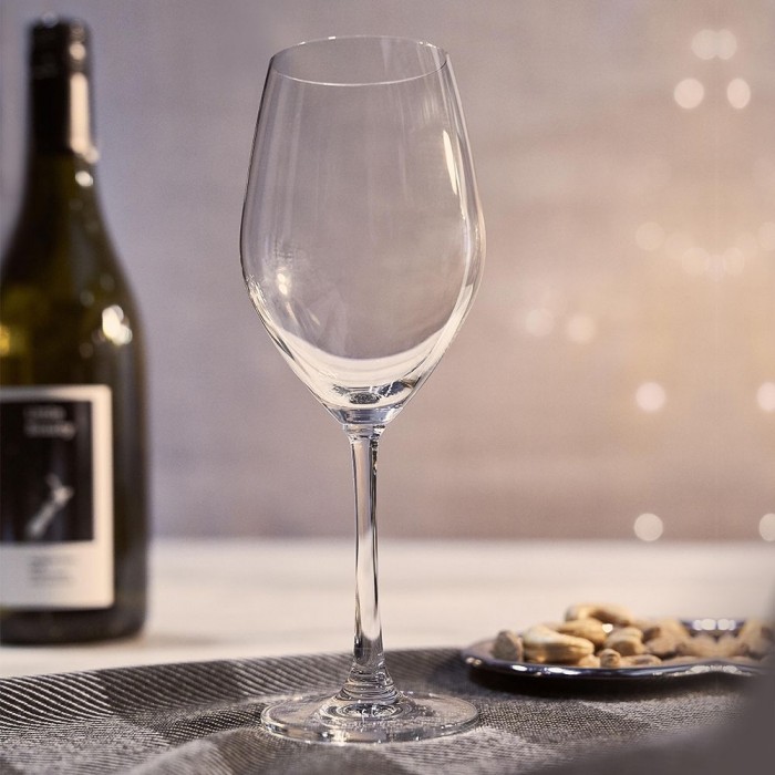 Set 6 pahare vin alb cu picior OCEAN SANTE, 340ml, D7,9xh21,3cm, sticla