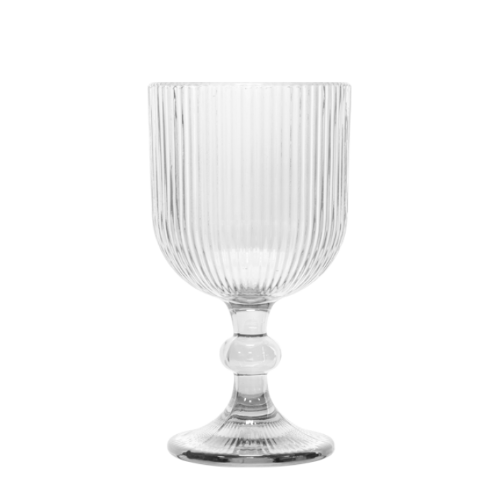 Set 6 pahare vin alb Raki Bloom, 250ml, D8xh14,5cm, sticla, transparente