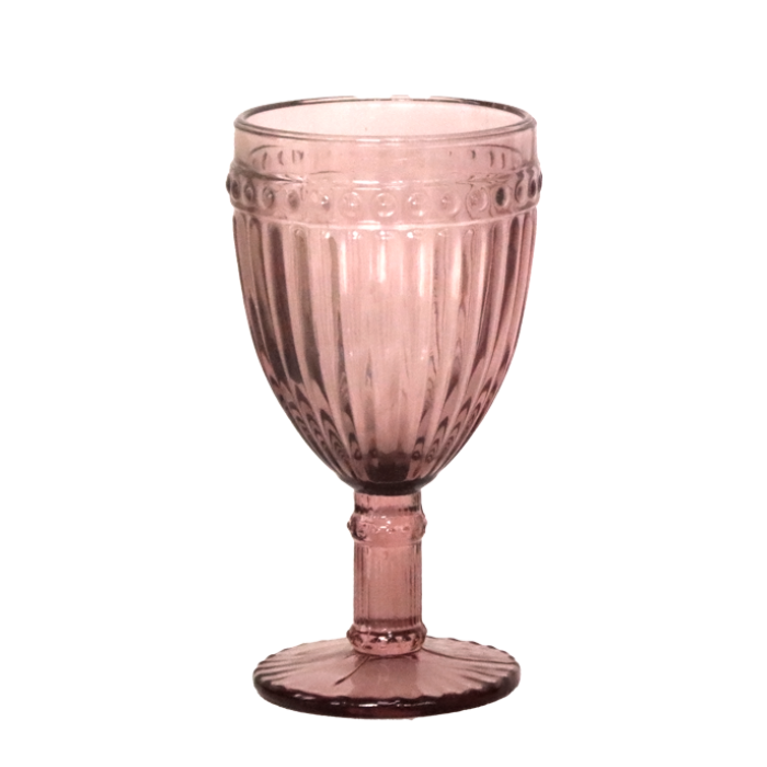 Set 6 pahare vin alb RAKI OLD SCHOOL BORDEAUX, din sticla, D7,8xh15cm, 260ml, bordo