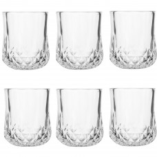 Set 6 pahare whiskey Raki, 200ml, D7xh8,8cm, din sticla