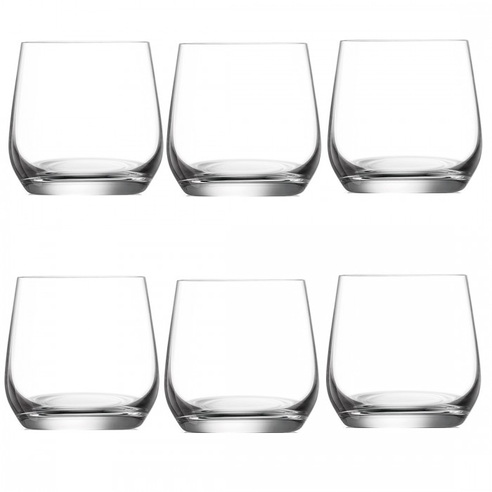 Set 6 pahare whisky LUCARIS HONG KONG 370ml DOUBLE ROCK