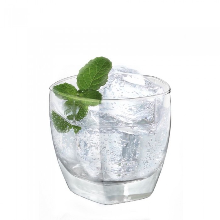 Set 6 pahare whisky OCEAN SENSATION Double Rock, 285ml, D8,6xh8cm, sticla