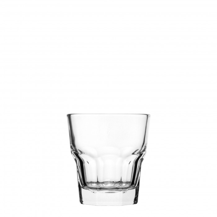 Set 6 pahare whisky Raki America, 266ml, din sticla, transparente