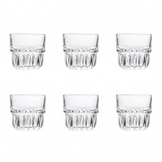Set 6 pahare whisky RAKI FOXY, 160ml, D7xh7,5cm, din sticla