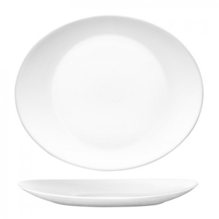 Set 6 platouri steak, din sticla opal BORMIOLI PROMETEO, 32x26xh3,1cm