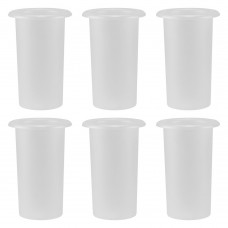 Set 6 racitoare pentru sticle RAKI, D16xh24cm, polipropilena, transparent/mat