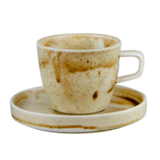 Set ceasca cu farfurioara SAHARA pentru ceai 220ml