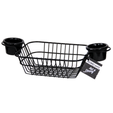 Set Cos servire dreptunghiular cu 2 boluri, RAKI, 20x15xh7cm, pentru cartofi prajiti