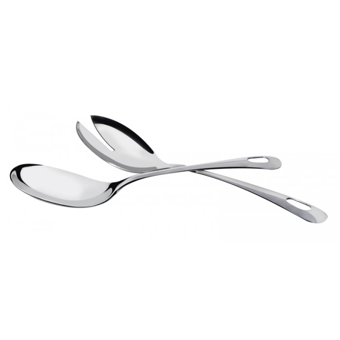 Set lingura si furculita servire salata CULINARO, inox