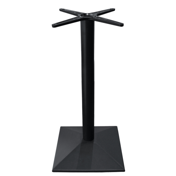 Set mobilier bar RAKI MAPLE, 4 scaune Toyama albe si masa inalta rotunda D80xh112cm cu blat werzalit si baza metalica neagra