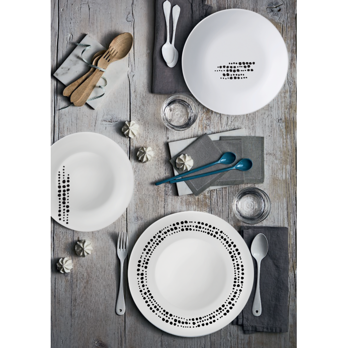 Set serviciu masa opal 18 piese BORMIOLI CHIAROSCURO