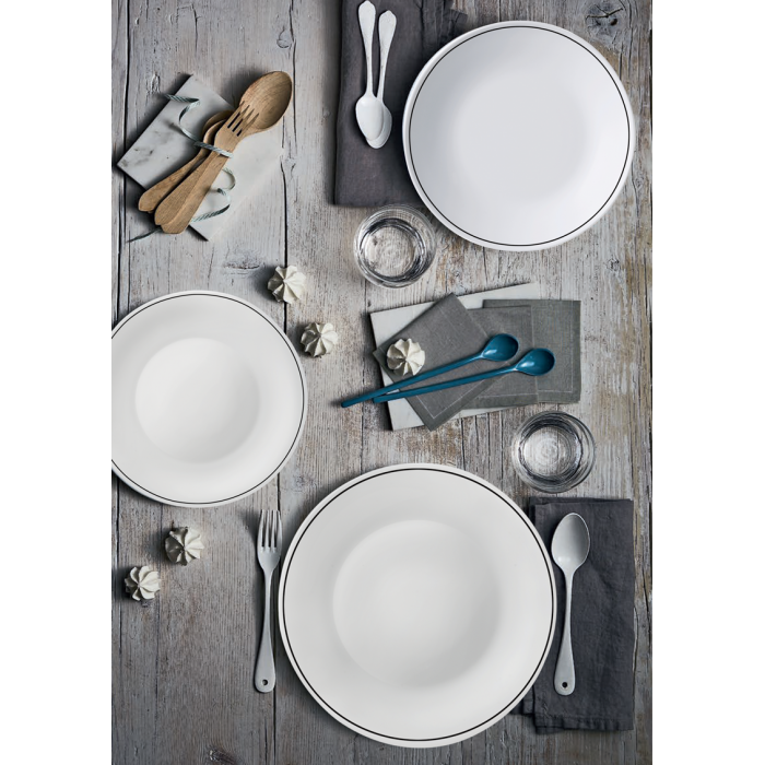 Set serviciu masa opal 18 piese BORMIOLI CHIAROSCURO