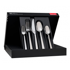 Set tacamuri 30 piese pentru 6 persoane, HISAR SIDE, inox 18/10
