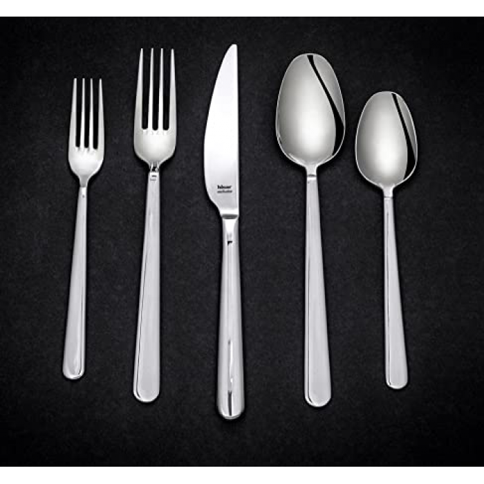 Set tacamuri 30 piese pentru 6 persoane, HISAR SIDE, inox 18/10