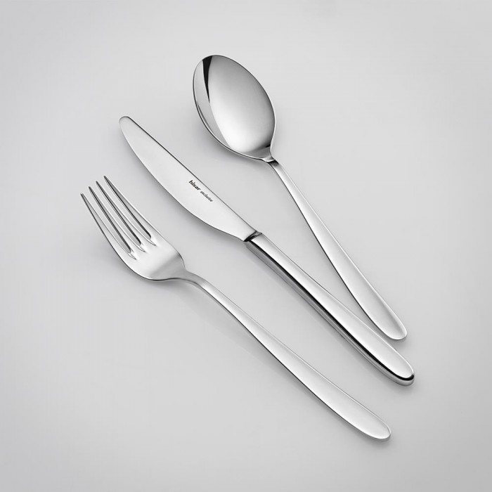 Set tacamuri 84 piese pentru 12 persoane, HISAR SIDE, inox 18/10