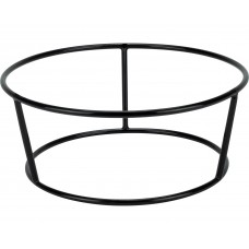 Stand expunere bufet pentru boluri si platouri CULINARO MARBELLA 3D, metal cu acoperire PVC anti-alunecare neagra, D25/D21xh10cm