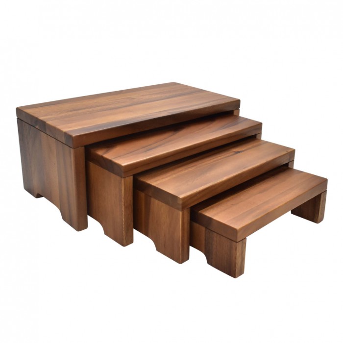 Stand inaltator bufet CULINARO ALAS, din lemn acacia, 30x21xh11cm, mediu, Table Theatre