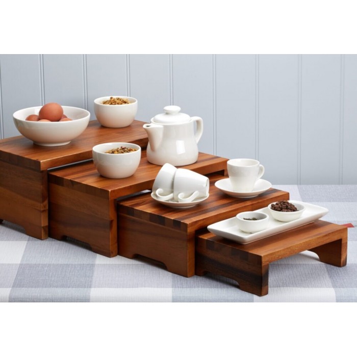 Stand inaltator bufet CULINARO ALAS, din lemn acacia, 30x21xh11cm, mediu, Table Theatre