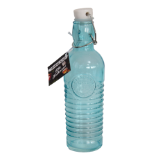 Sticla cu dop ermetic, 1l, RAKI OLD FASHIONED, albastru