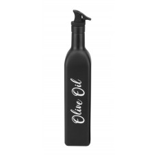 Sticla pentru ulei de masline cu picurator RAKI VOCA, 250ml, din sticla, neagra