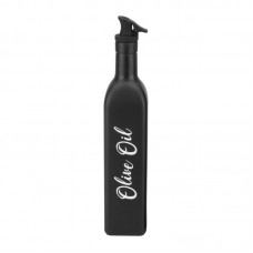 Sticla pentru ulei de masline cu picurator RAKI VOCA, 500ml, din sticla, neagra