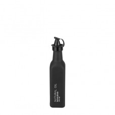 Sticla pentru ulei masline cu picurator RAKI URLA, 250ml, din sticla, neagra