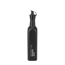 Sticla pentru ulei masline cu picurator RAKI URLA, 500ml, din sticla, neagra