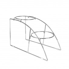 Suport expunere cu 2 niveluri CULINARO, inox, 25x53xh32,5cm, pentru 2 boluri