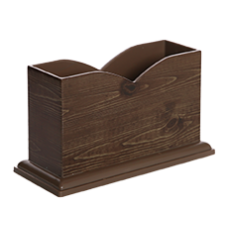 Suport servetele masa RAKI 13x7xh9cm, plastic maro