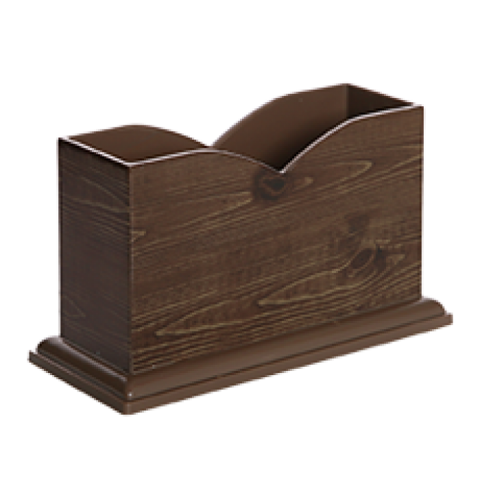 Suport servetele masa RAKI 13x7xh9cm, plastic maro