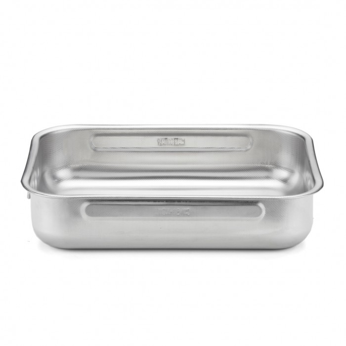 Tava cuptor din inox, antiaderenta, 30x22xh7cm, RAKI PATENTED, dreptunghiulara