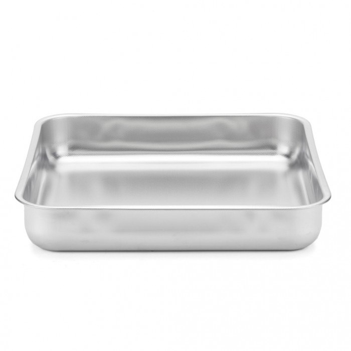 Tava cuptor din inox, antiaderenta, 36x36xh6cm, RAKI PATENTED, patrata