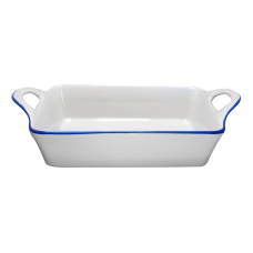 Tava de copt CULINARO CERAMICA 27x16,5x6,7cm ceramica alba