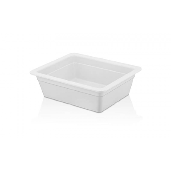 Tava gastronorm din melamina GN 1/2 CULINARO 325x265xh100mm, 5,1lt, alba